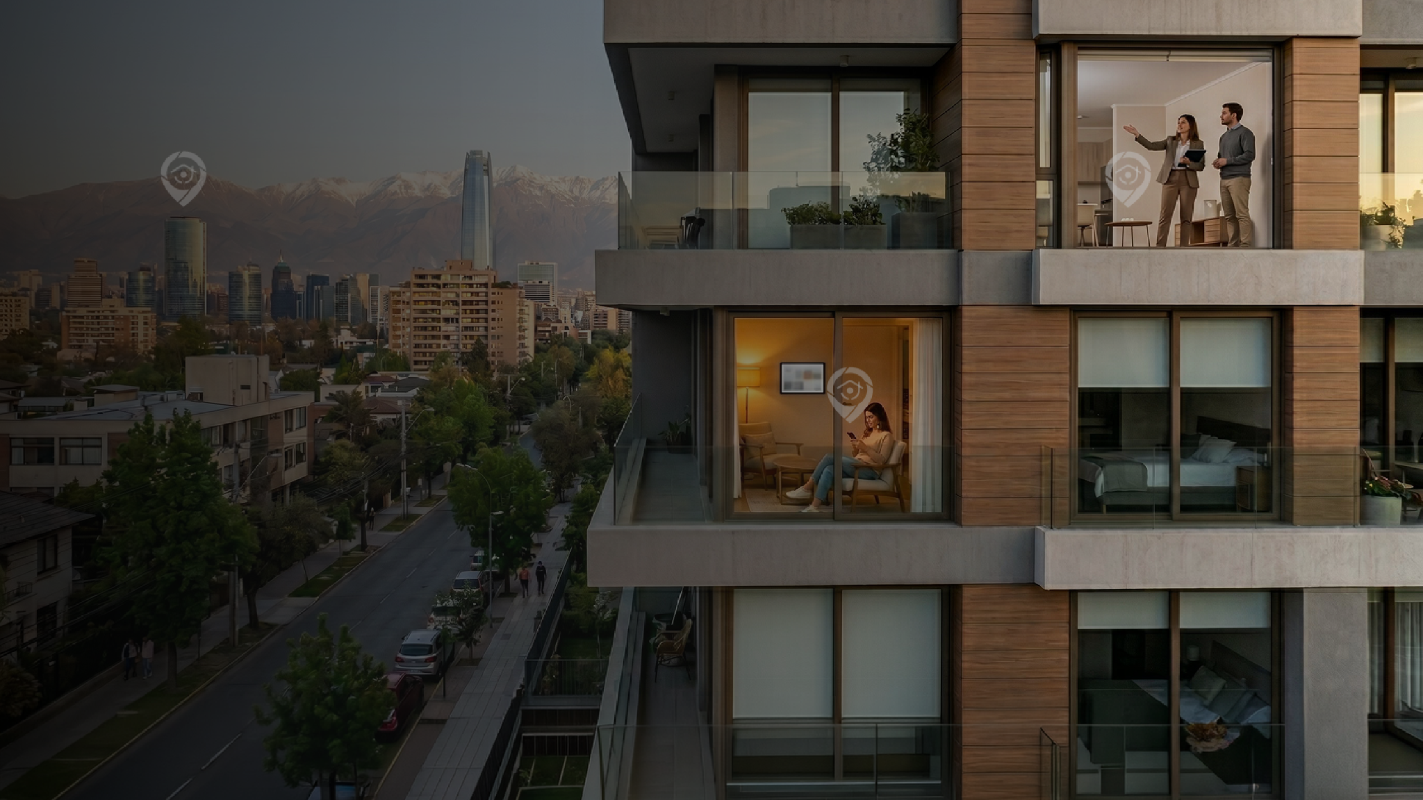 Edificio residencial en Santiago
